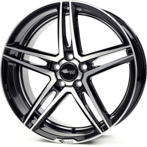 Brock B33 farba: sgvp - lesteny cierne leskly 8.5x18 5x115 ET40